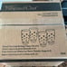 The Pampered Chef Frosted Dots Large Beverage Glasses Set of 4 New Without Box