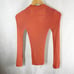 Cult Gaia Faye Jasper Long Sleeve Ribbed Knit Top Size XS