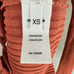 Cult Gaia Faye Jasper Long Sleeve Ribbed Knit Top Size XS