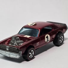 Vintage Redline Hot Wheels - Nitty Gritty Kitty - Spoilers - Red