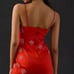 Anthropologie Red Floral Mini Dress Size 6