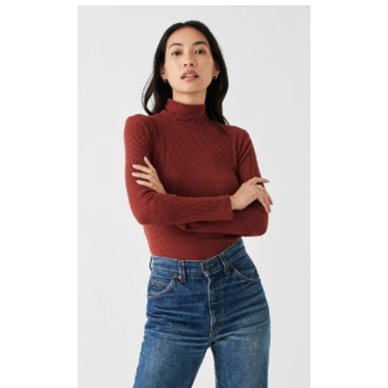 Faherty Turtleneck Mock Neck Legend Rib Roscoe Sweater Maroon Red Small 140