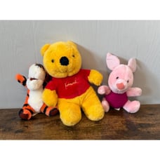 Vintage Sears Winnie the Pooh Plush dolls 1990s