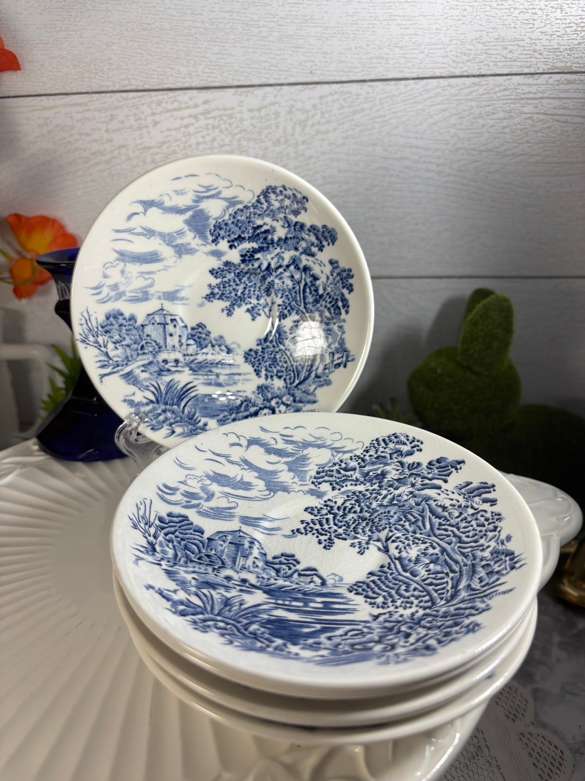 Countryside Enoch Wedgwood Saucers