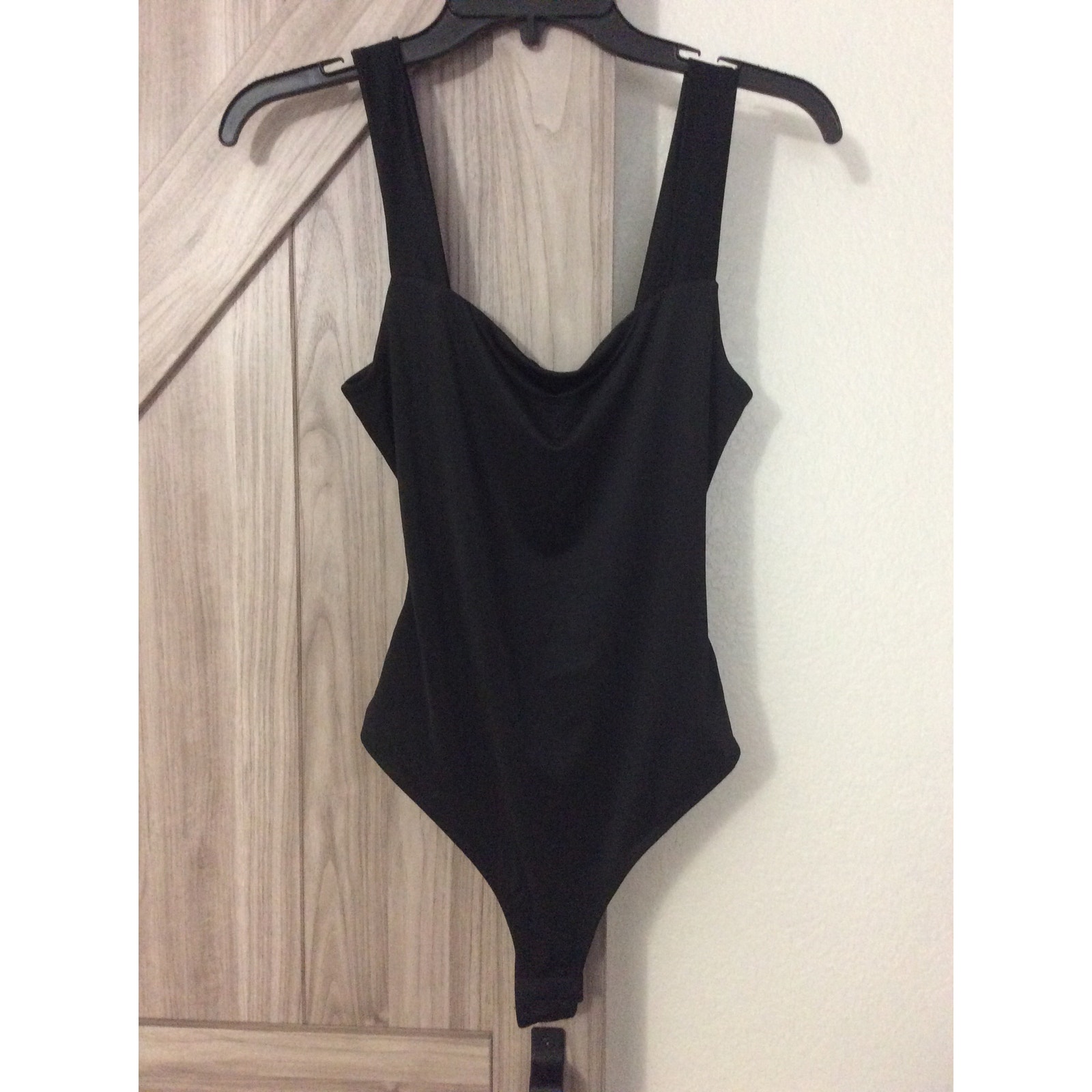 NWT Le Lis Small black open black bodysuit