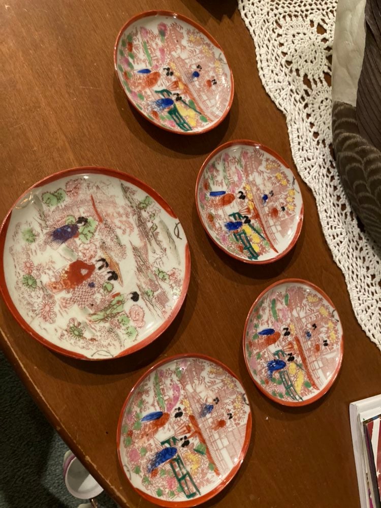 Saucer and cup vintage china