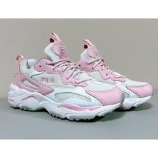 FILA Pink White ‘Ray Tracer’ Chunky Sneakers Trainers Kicks Shoes Size 9