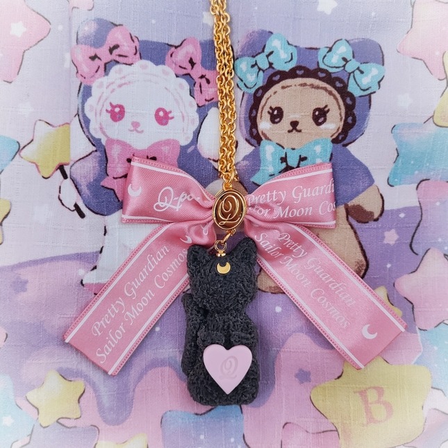 (New) Q-Pot x Sailor Moon Luna Heartful Sugar Cookie Necklace