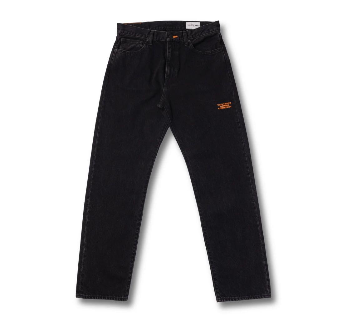 OVAL LOGO STRAIGHT JEAN/BLACK