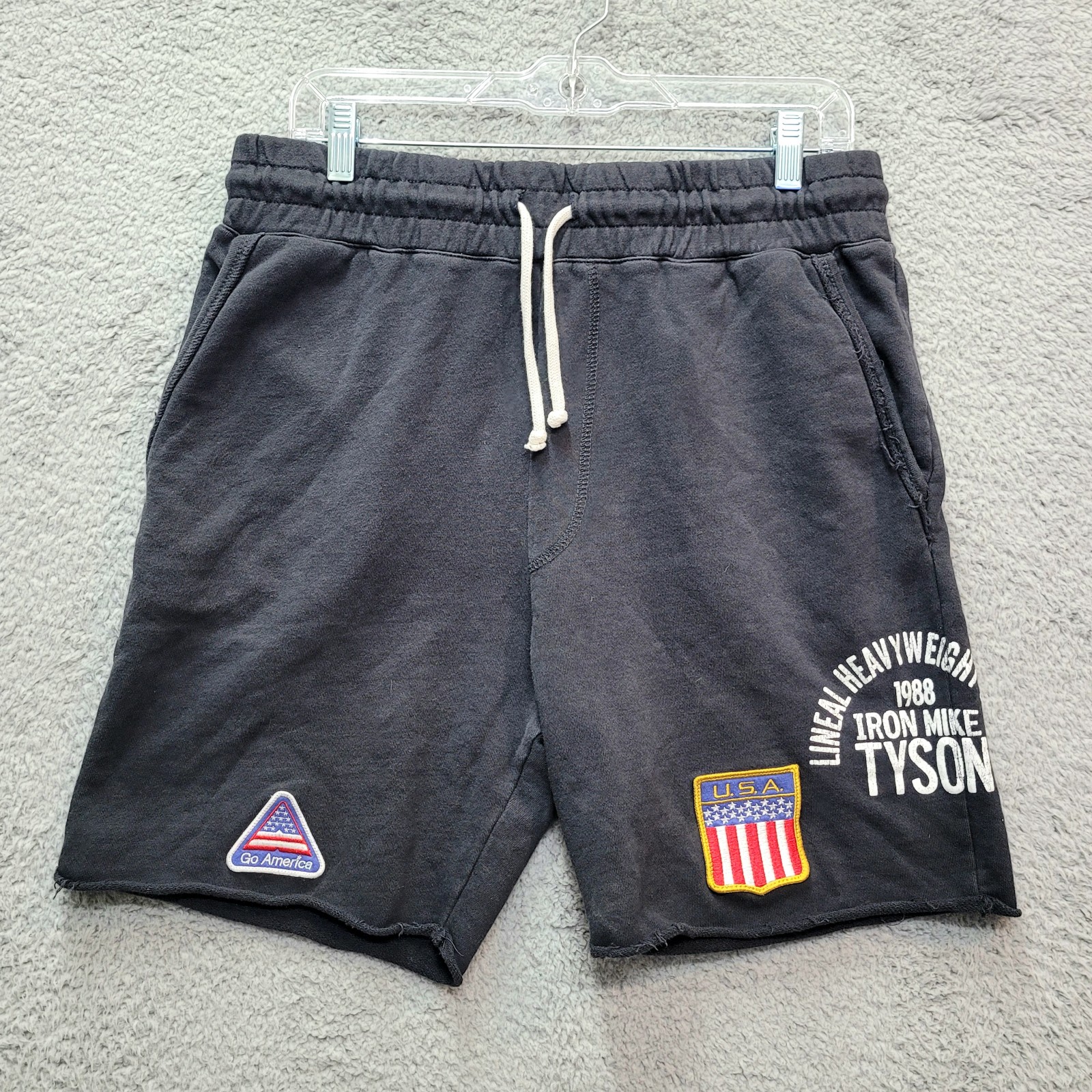 Size Medium Roots Of Fight 1988 Iron Mike Tyson Sweat Shorts