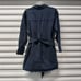 Marissa Webb Tunic Shirt Dress Women's Size 12 Blue Twill Button Front Western