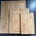 Bamboo Cutting Board Set - Chopping Boards for Kitchen Meal Prep - Set of 3
