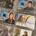 Choose Your Own LOTR Memorabillia Card Lot Movie Worn Material & Autographs