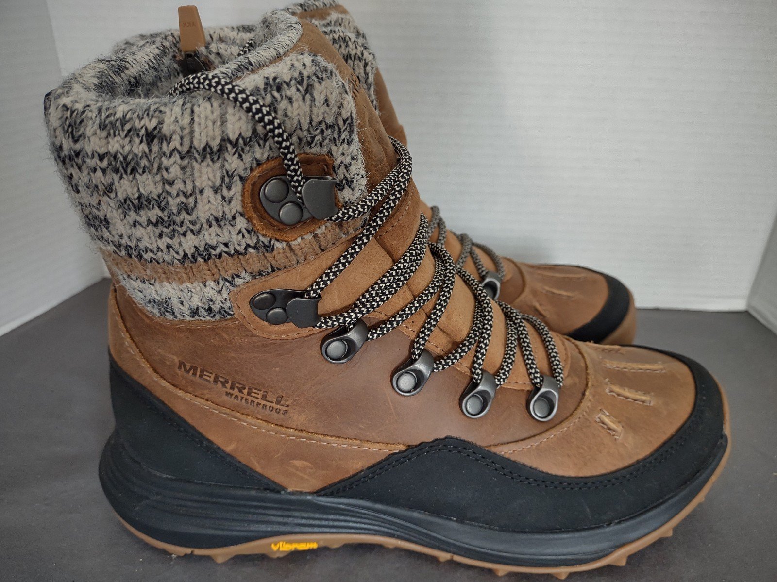 Merrell Siren 4 Thermo Mid Zip WP Hiking Waterproof Brown Boots US 8 EU 38.5