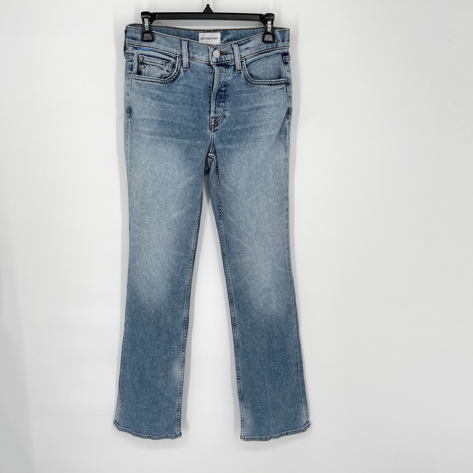 Cotton Citizen NEW Women's Cindy Jeans Button Fly Size 27 Crosby Wash Slim Fit