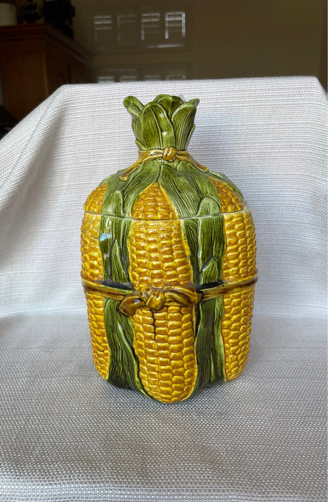Vintage METLOX Poppytrail Corn Cob Ceramic COOKIE JAR