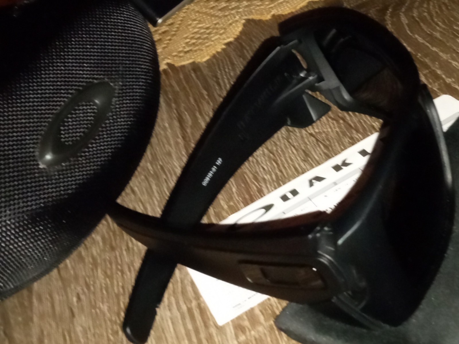 Matte Black with polarized gray lenses the batwolf blackouts