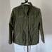 Altar’d States size small army green jacket with black and cheetah side stripes