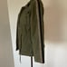 Altar’d States size small army green jacket with black and cheetah side stripes