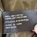 Altar’d States size small army green jacket with black and cheetah side stripes