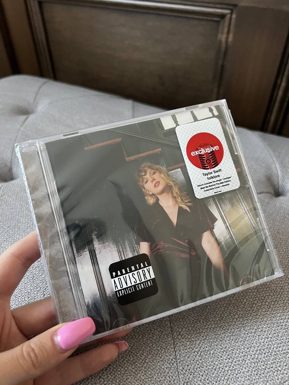 Taylor Swift Folklore Meet Me Behind the Mall Target Exclusive Misprint CD