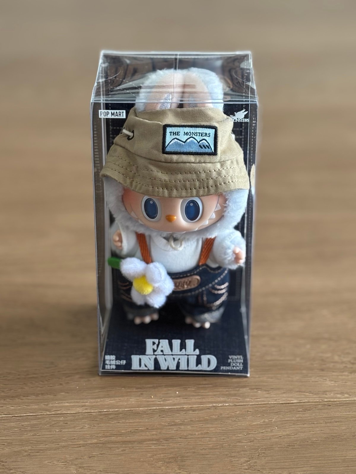 Labubu Fall in Wild plush pendant