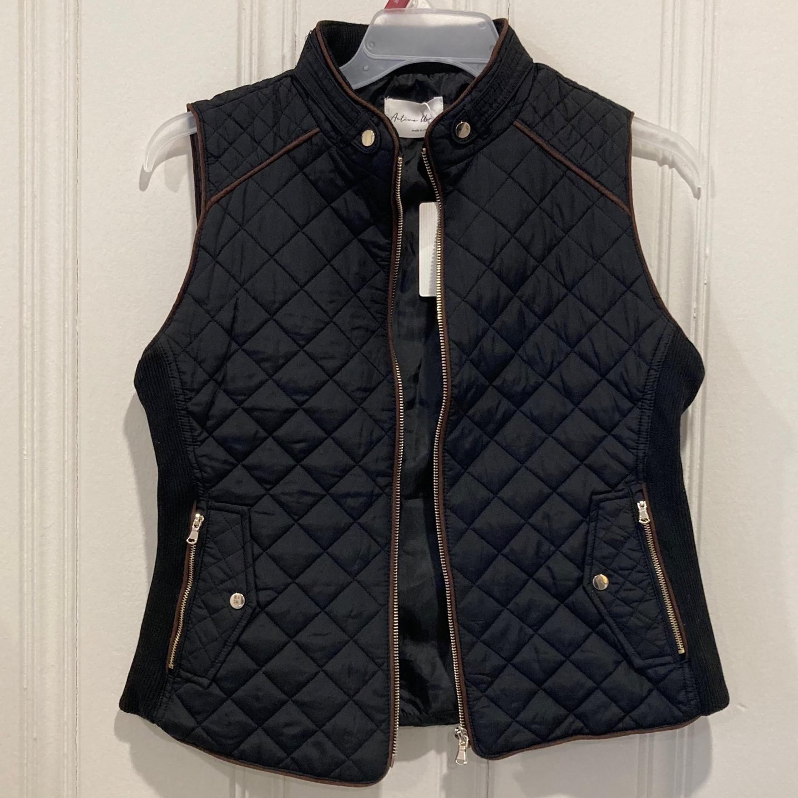 Womens Black vest