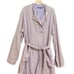 NWT Raquel Allegra Trench Coat in Lilac Metallic, Size 2/M