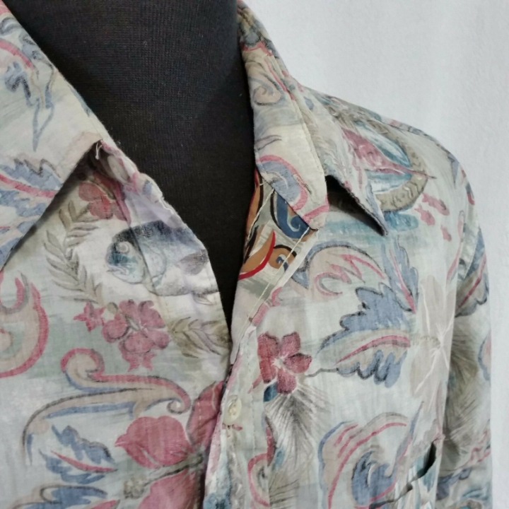 Go Barefoot Hawaiian Aloha Camp Shirt