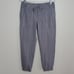 Prana Gray with White Stripes Linen/Cotton Blend Joggers Size 2