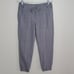 Prana Gray with White Stripes Linen/Cotton Blend Joggers Size 2