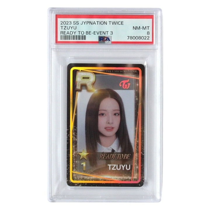 TWICE Tzuyu Ready To Be Seoul Concert SSJYP Superstar Photocard PSA 8 NEAR MINT