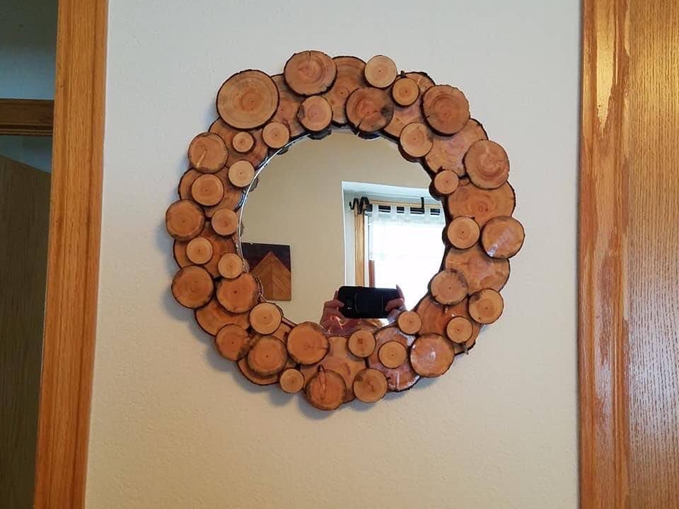 16 round mirror