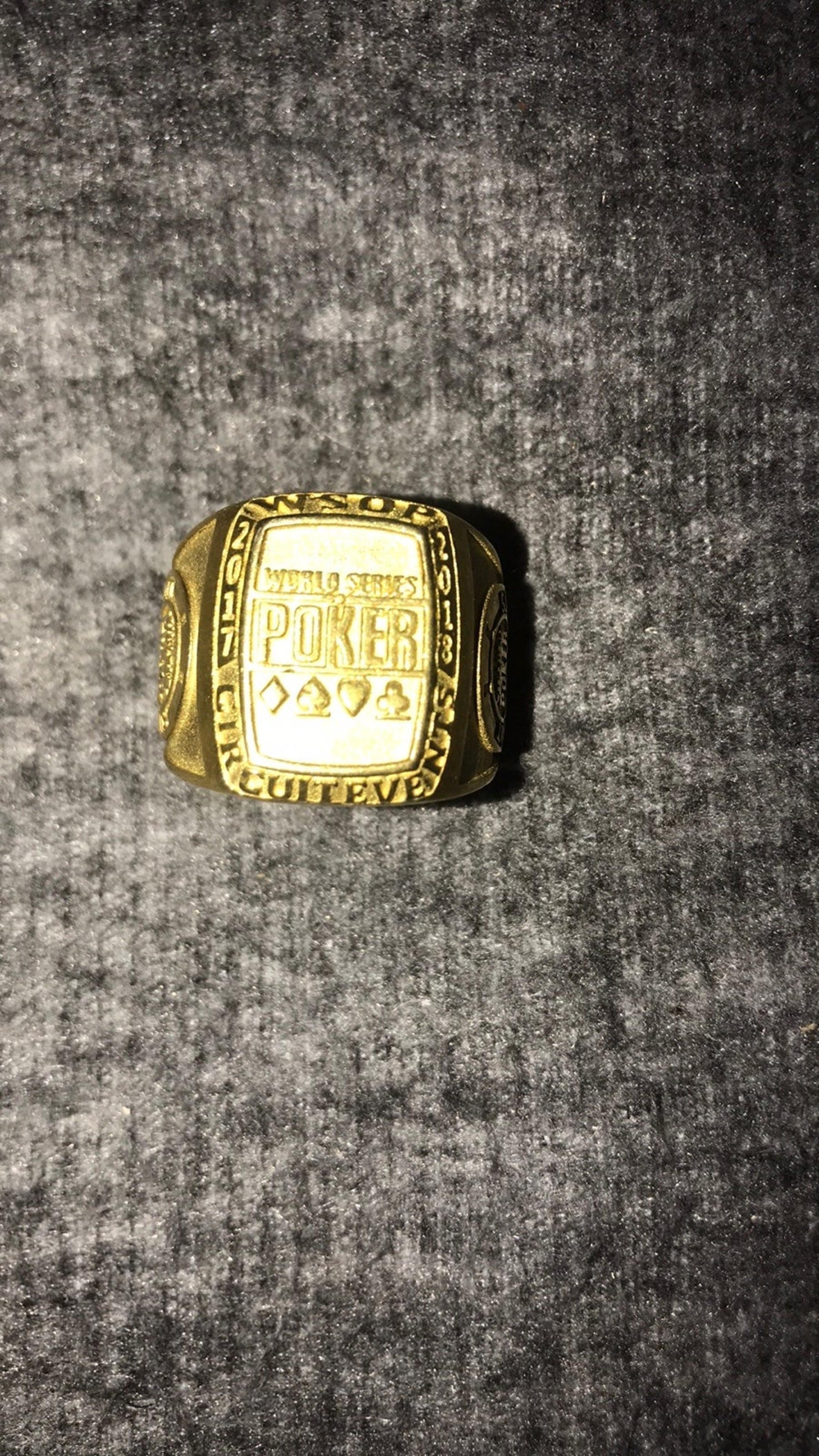18K Dubai world series of poker ring