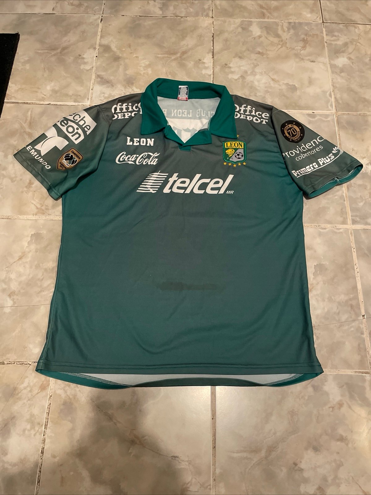 Vintage Y2K Club Leon Soccer Football Jersey Liga MX Mexico Soccer SZ XL