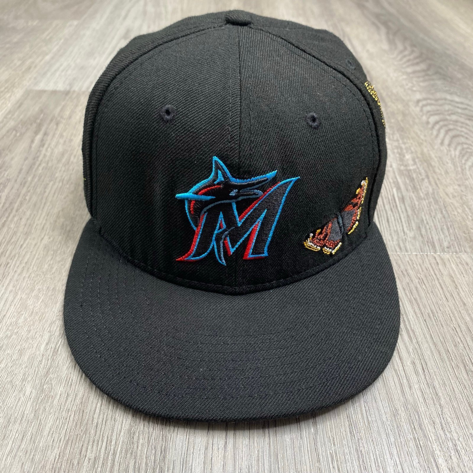 New Era x FELT Miami Marlins Fitted Hat Cap Size 7 1/2 For Every Living Thing