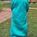 Vintage robe green gown house quilted bath night robe Vanity Fair