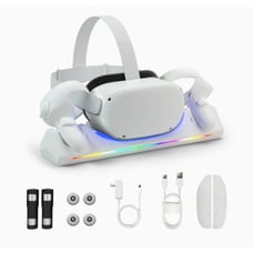 OCU LUS Quest 2 Charging Dock with 2 Rechargeable Batteries