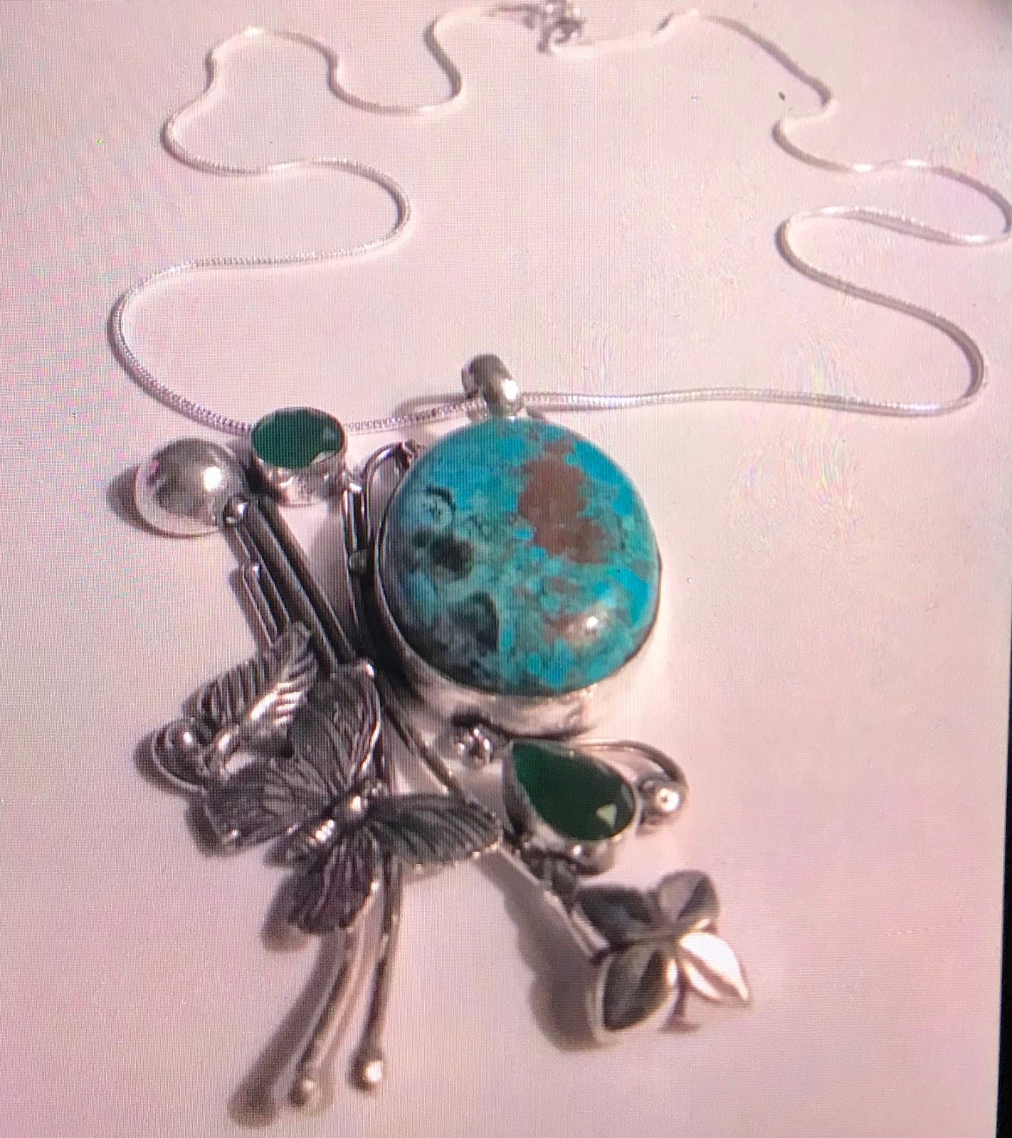 Stunning 925 Sterling Silver Turquoise