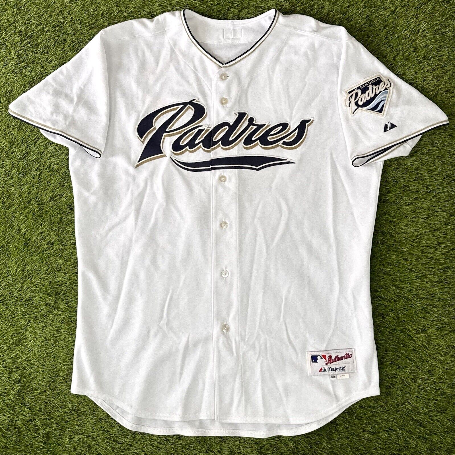 Team Issued Trevor Hoffman 2005 San Diego Padres Authentic MLB Baseball Jersey
