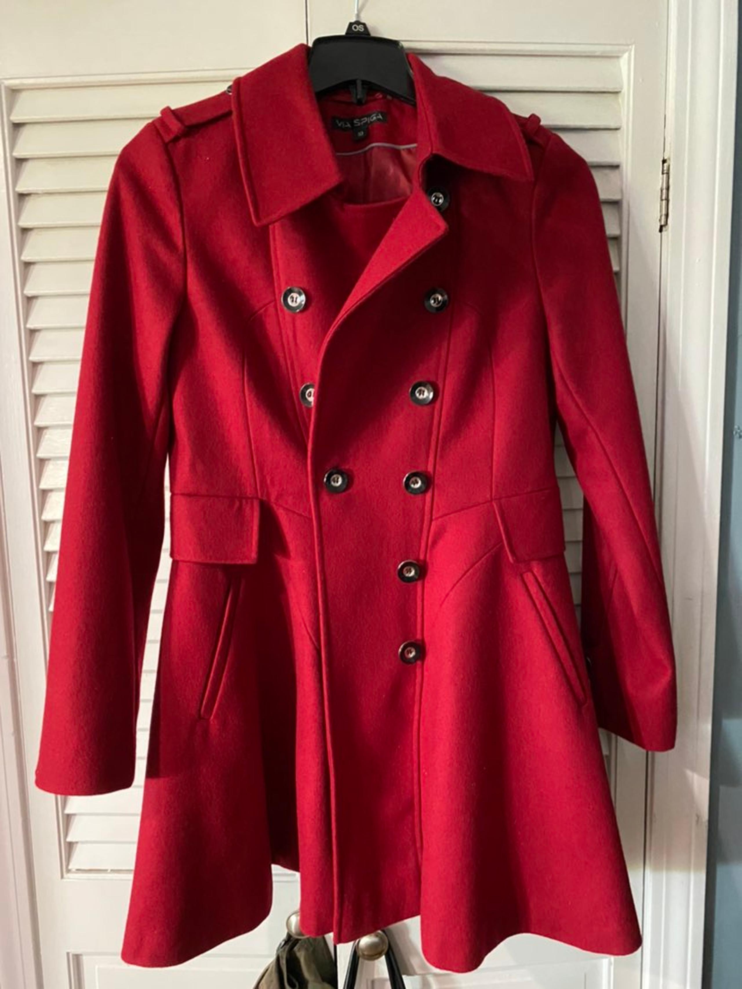 Via Spiga Womens Peacoat