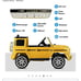 Ride on yellow benz