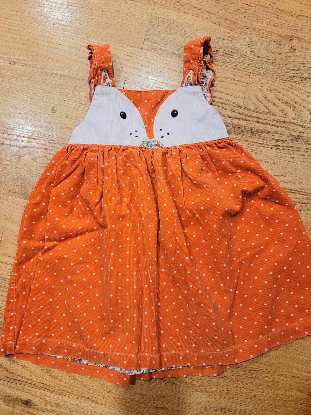 Baby boden fox pinnie 3-4