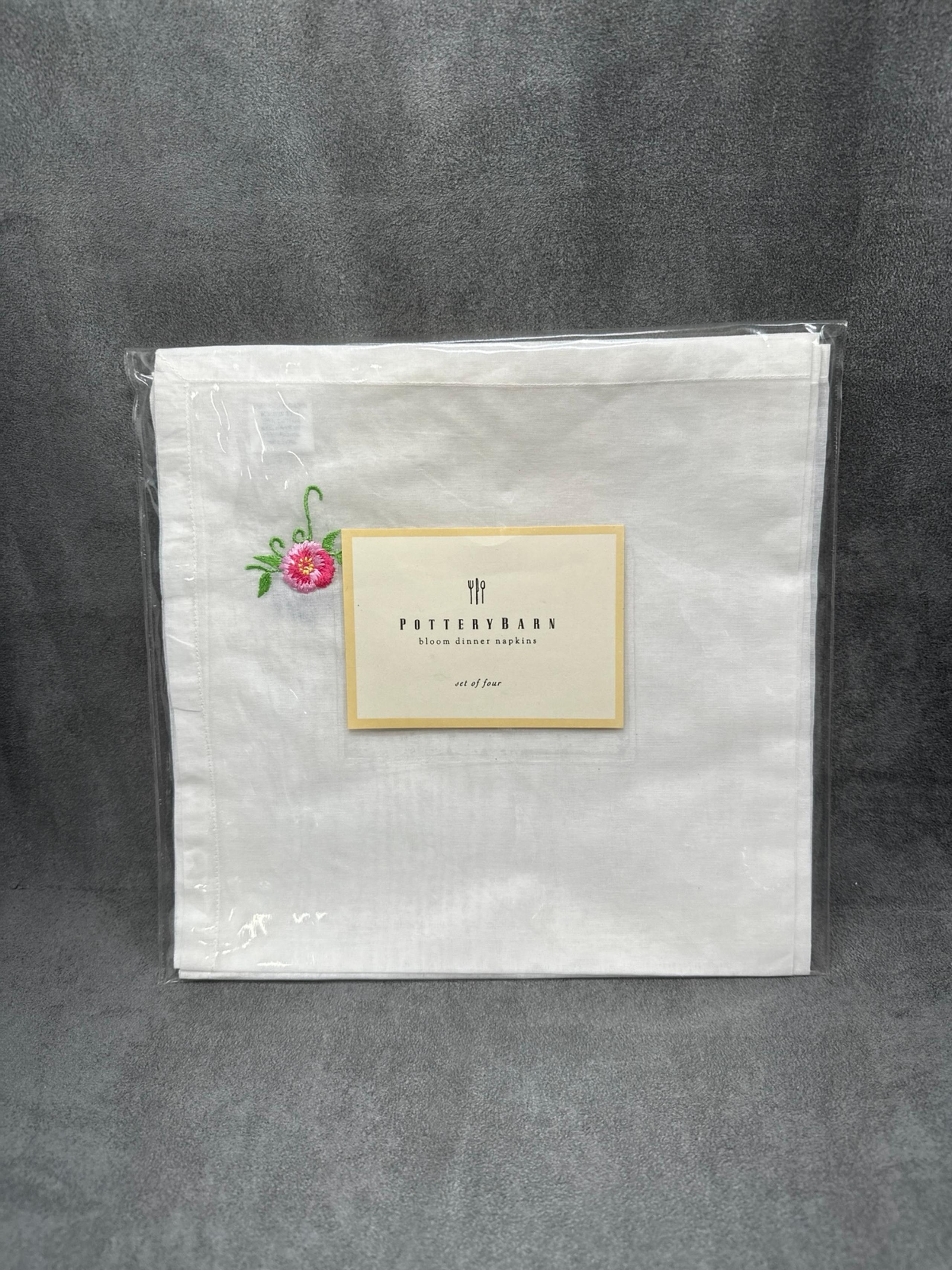 Pottery Barn “Bloom” Dinner Napkins