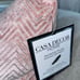 1-NWT CASA DECOR BLUSH PINK CHEVRON DESIGN DECORATIVE PILLOW
