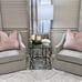 1-NWT CASA DECOR BLUSH PINK CHEVRON DESIGN DECORATIVE PILLOW