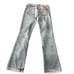 Armani Exchange Blue Light Wash Faded Distressed Bootcut Jeans Size 2 Short