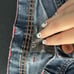 Armani Exchange Blue Light Wash Faded Distressed Bootcut Jeans Size 2 Short