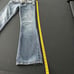 Armani Exchange Blue Light Wash Faded Distressed Bootcut Jeans Size 2 Short