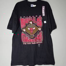 NWT VTG Chicago Bulls 1996 World Champions Mens XL T-shirt Basketball Finals
